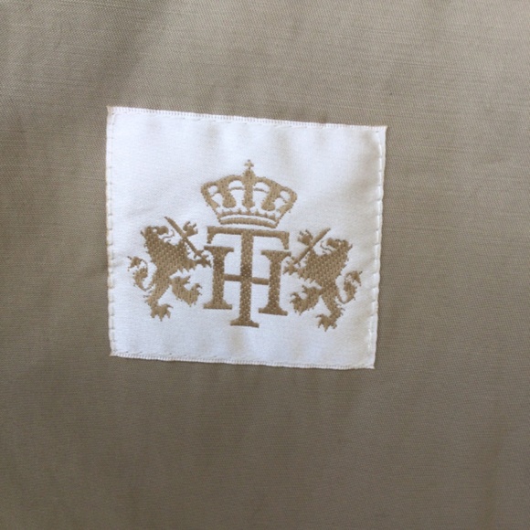 Tommy Hilfiger women’s tan trench coat Large Fall Spring - Picture 11 of 16